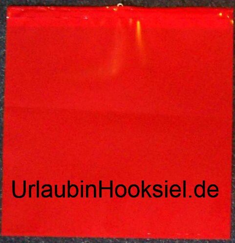 Rote Warnflaggen mit Druck beidseitig einfarbig
