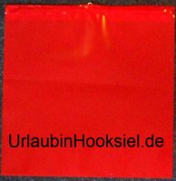 Rote Warnflaggen mit Druck beidseitig einfarbig