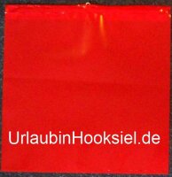 Rote Warnflaggen mit Druck beidseitig einfarbig