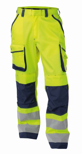 JAUNE NÉON/BLEU FONCE