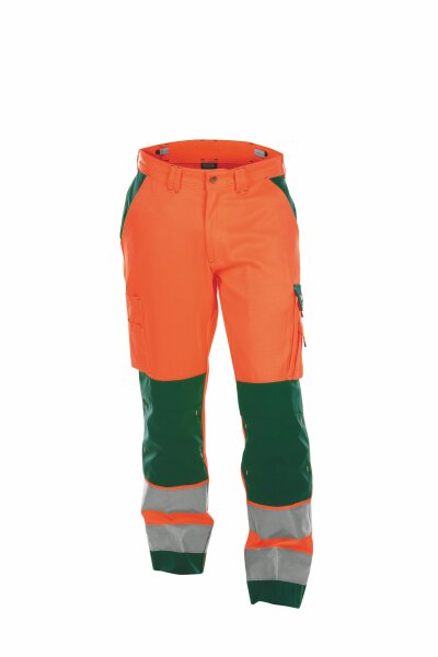 NEON ORANGE/BOTTLE GREEN