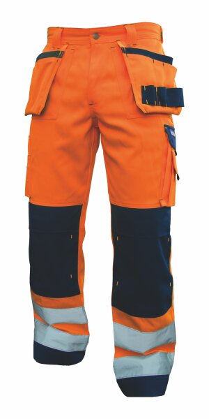 NEON ORANGE/DARK BLUE