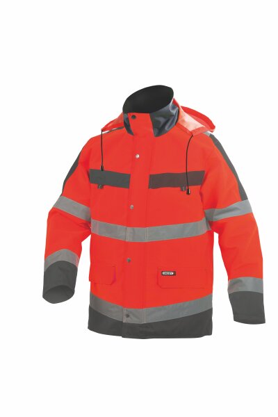 NEONROET/CEMENTGRIJS